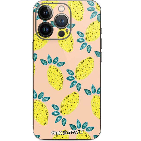 Bouffants and Broken Hearts Lemon Party iPhone 14 Pro Skin